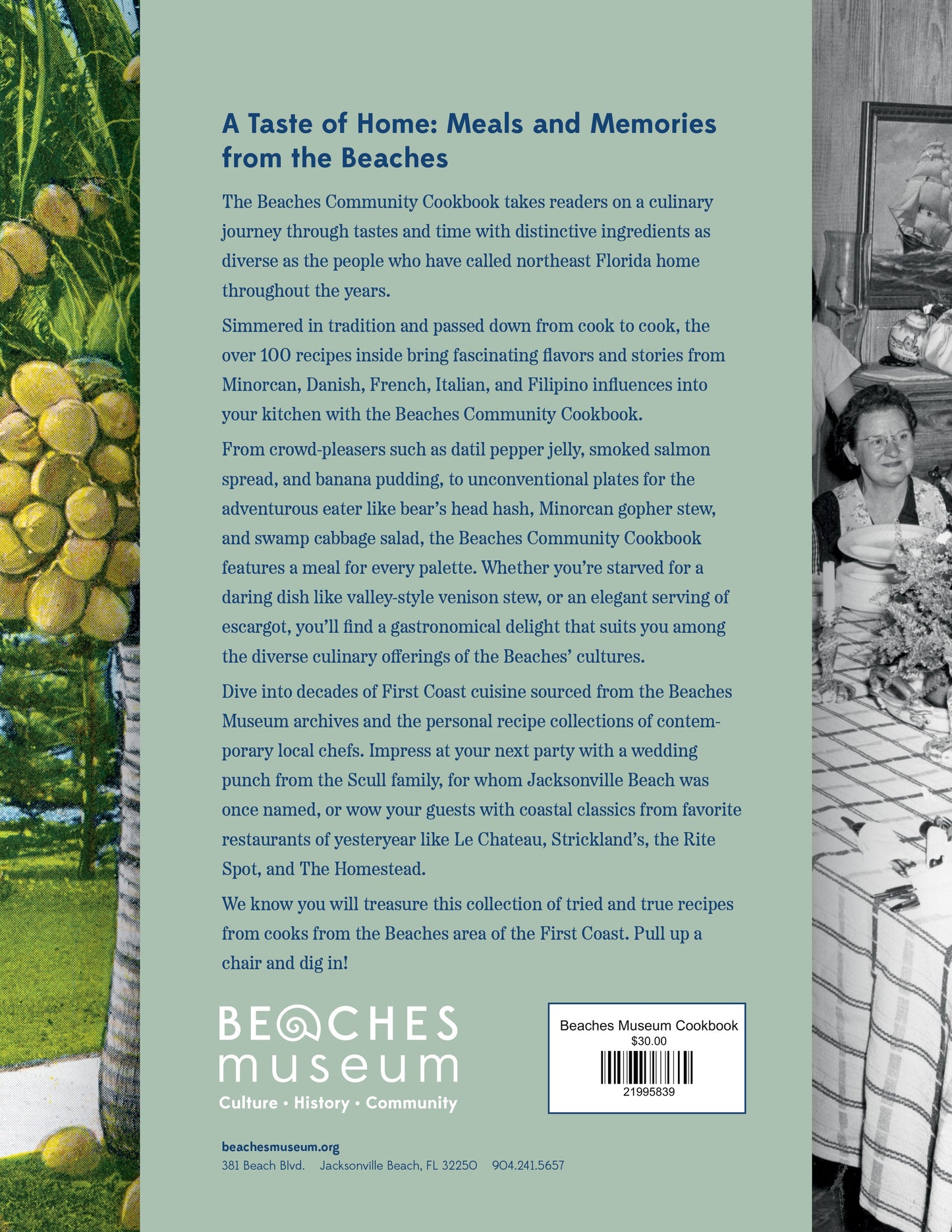 DIGITAL copy of Beaches Museum Cookbook